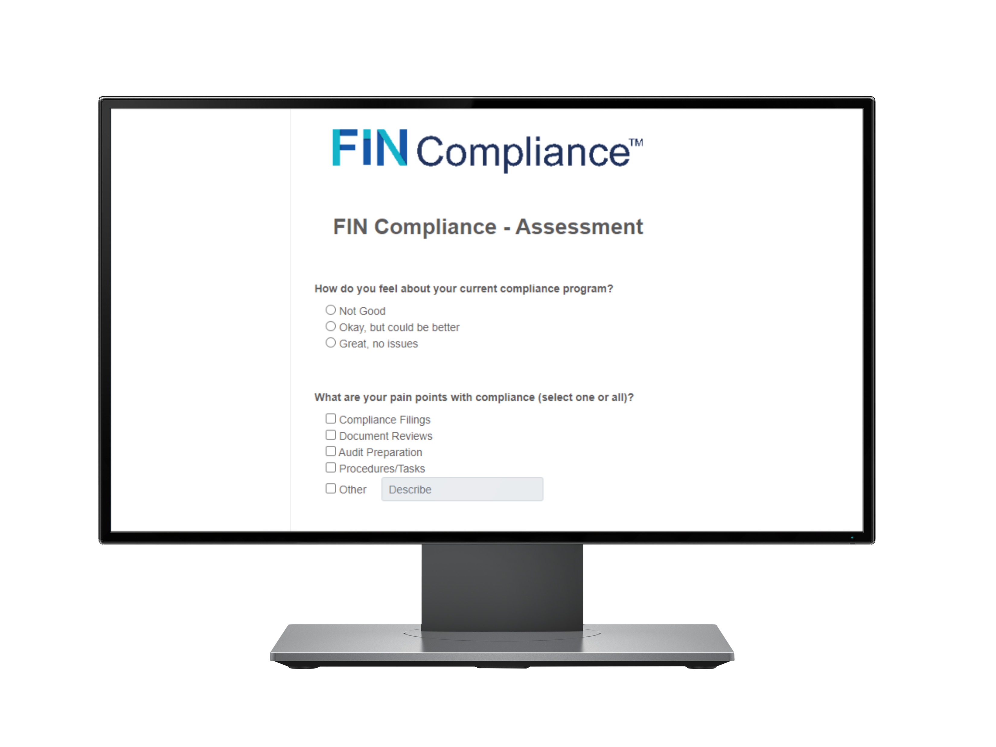 Compliance  test screenshot